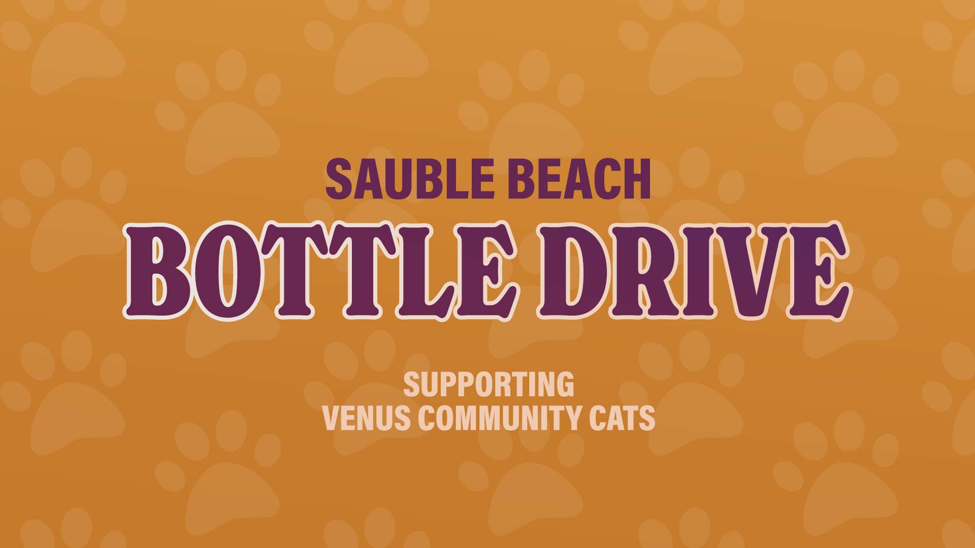 Sauble Beach Bottle Drive